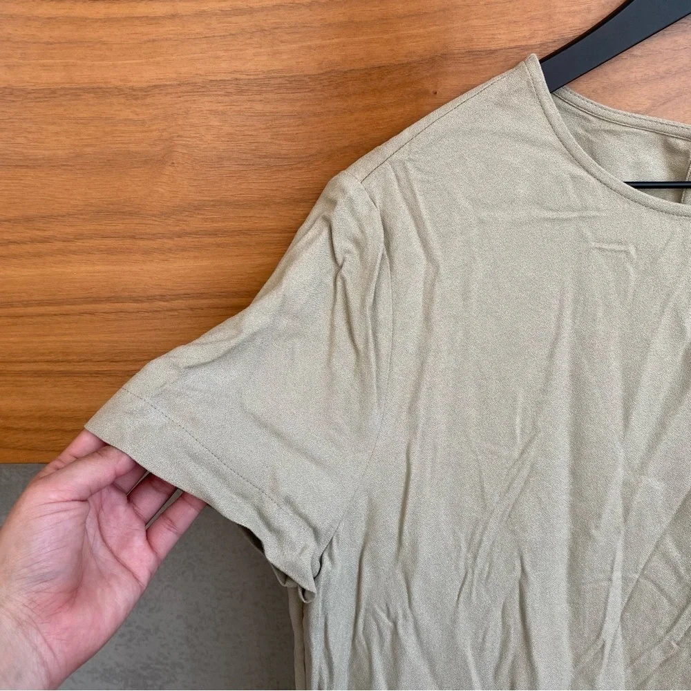 Jenni Kayne Crepe T-shirt Dress, Size L